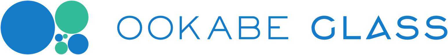 OOKABE GLASS株式会社ロゴ